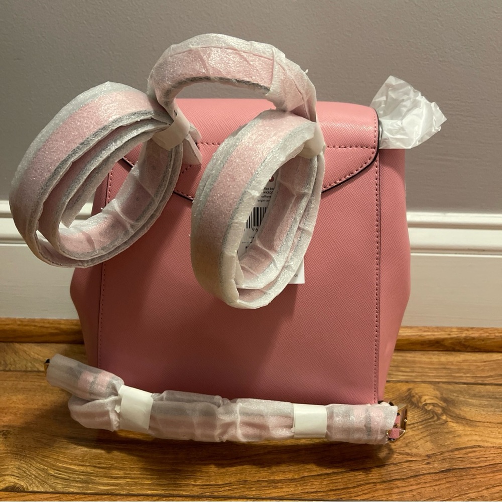 Kate Spade Pink Lizzie Leather Backpack - Picture 2 of 5